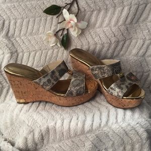 *SOLD* 💕🐆 Marc Fisher Leopard Wedges
